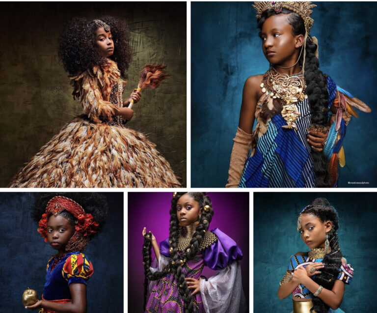 Atlanta Photographers, Turns Black Girls to Disney Princesses