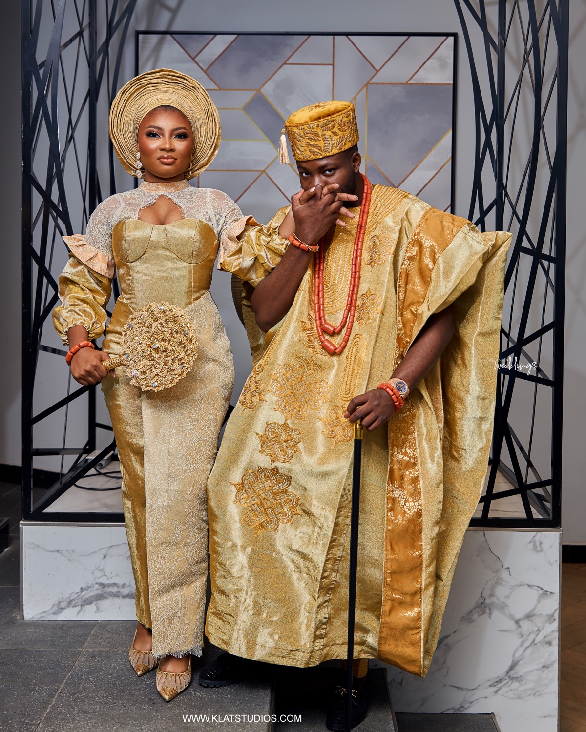 An Igbo bride and a Yoruba groom: Check out this beautiful African wedding #BecomingDAdelekes