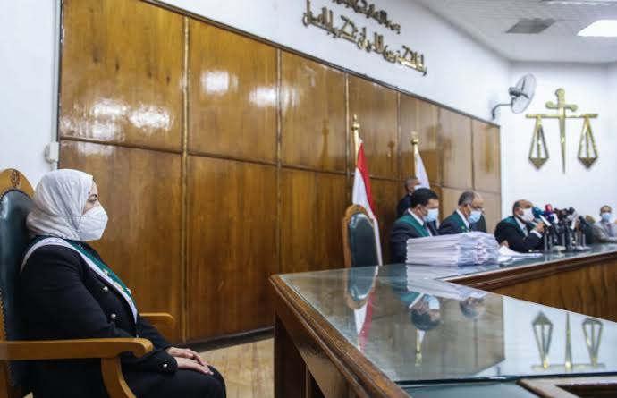 Meet Radwa Helmi the first Egyptian female judge to preside over the hearing at a top court in egypt