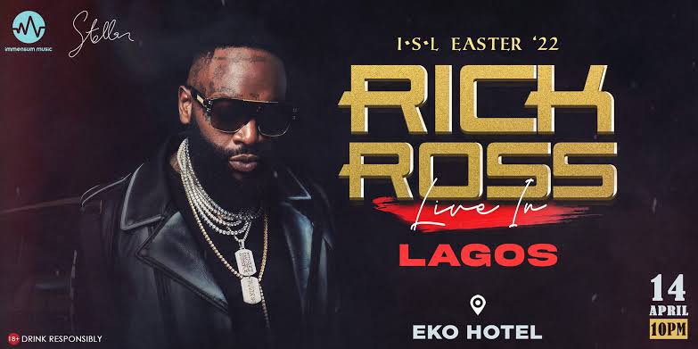 American Rapper Rick Ross, says he is enjoying Nigeria as he speaks the Local Language in a viral video  