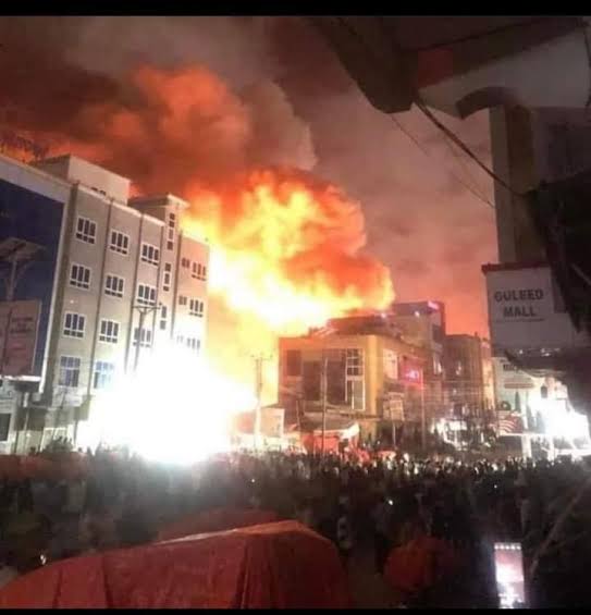 Fire engulfs Hargeisa's Central Market
