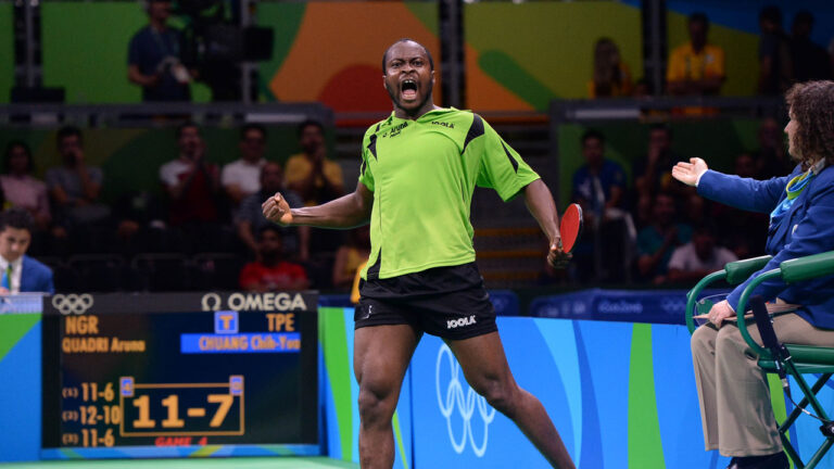 Quadri Aruna Becomes First Black Player on The ITTF Top 10 List