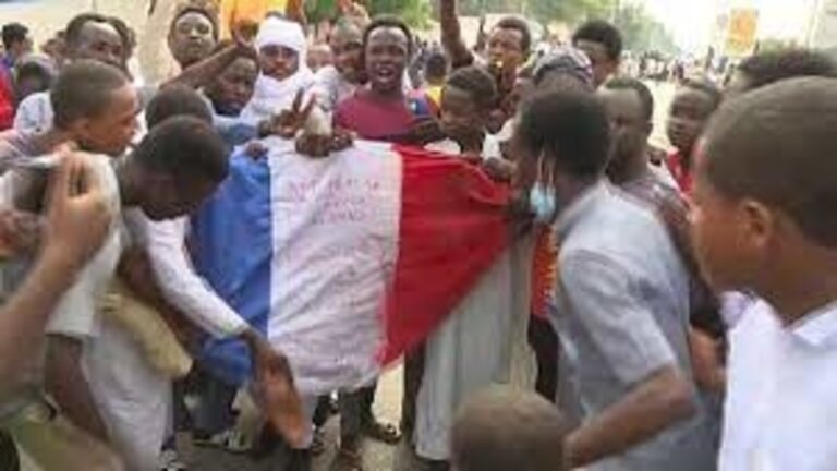 Hundreds Of Chadians Stage Anti-French Protest In N’djamena