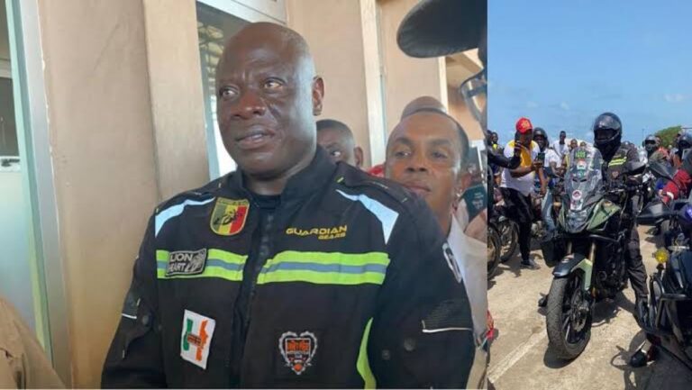 Nigerian Man Who Traveled from London to Lagos With his Bike Arrives In Lagos