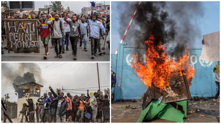 Dozens of Youths Protest Against Foreign UN Troops in Goma, DRC