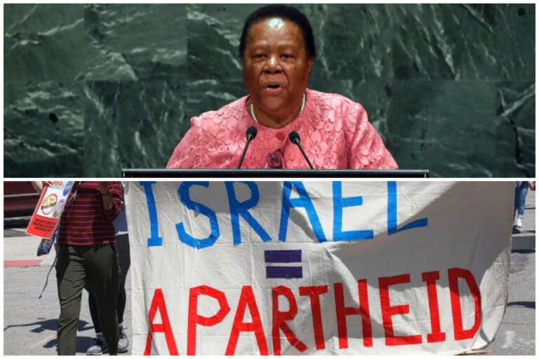 South African Minister Calls For Israel To Be Classified as An Apartheid State