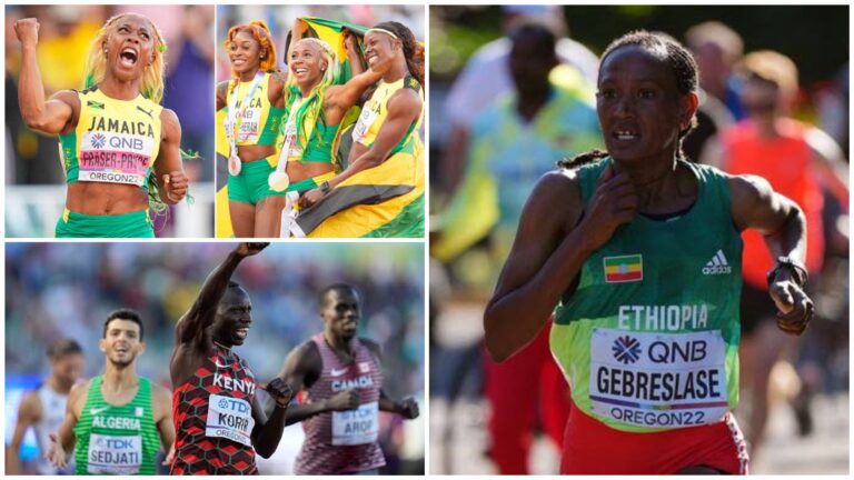 Ethiopia, Jamaica, Kenya Emerge Black Nations With Top Positions In 2022 world Athletics championship