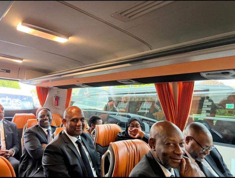 Video of African Leaders Riding Bus to Queen’s Funeral Gets Controversial Review From Africans