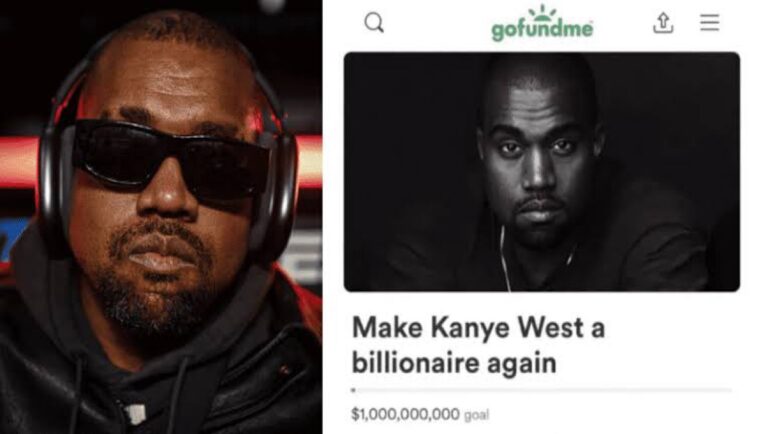 Kanye West Fans Launch GoFundMe to ‘Make Him a Billionaire Again’