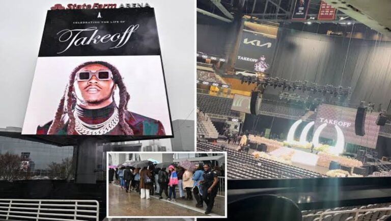 At least 20,000 People, Including Famous Rappers, Show Up To Honor Late Rapper, Takeoff