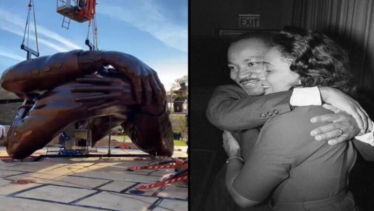 Boston Unveils New Sculpture Honoring Martin Luther King and Coretta Scott King