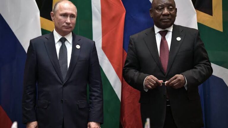 South Africa Rejects U.S. Allegations of Arms Shipment to Russia