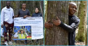 Ghanaian Forestry Student Sets Guinness World Record for Most Trees Hugged in One Hour