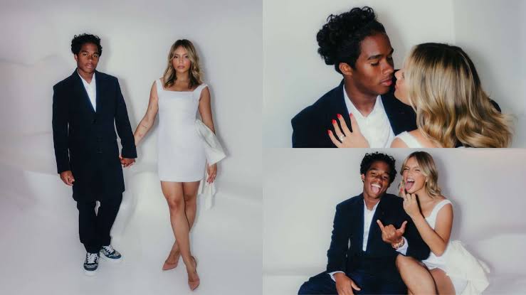 18-year-old Afro-Brazilian Footballer, Endrick Marries 22-year-old Model Gabriely Miranda in Stunning Ceremony