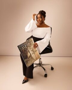 Veekee James showcasing her bridal couture designs ahead of her U.S. bridal tour